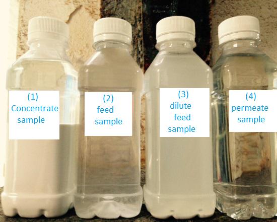 water sample recovered from waste acid of titanium dioxide secondary 